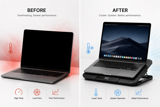 MetaCool Active Cooling Laptop Stand