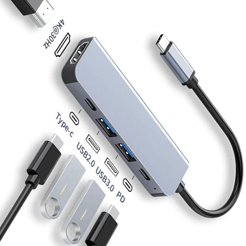 MetaCool 5-in-1 USB-C Hub